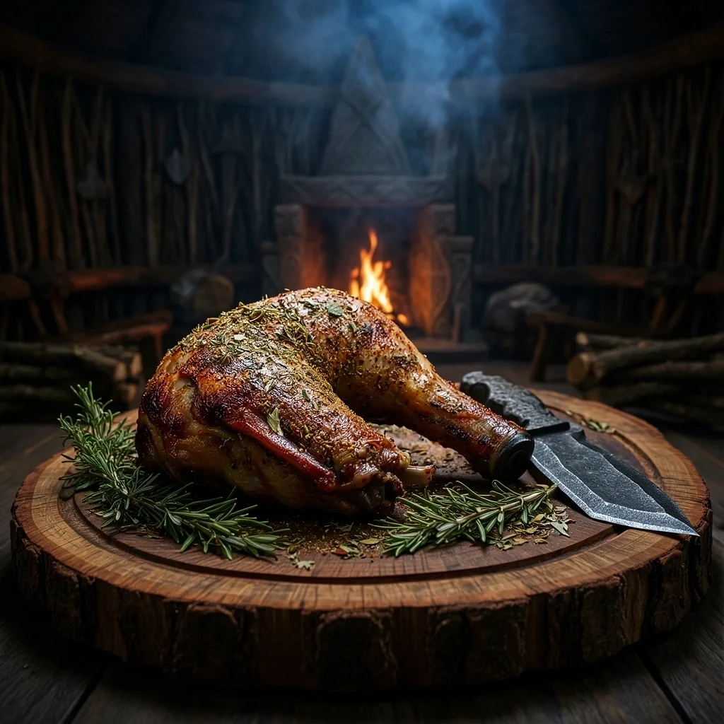 Celtic warrior feast reconstruction