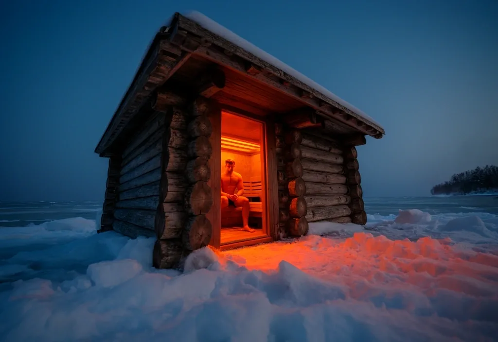 Nordic ice bath ritual site